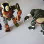 Vintage Playmates TMNT Nanotech Monster and Leatherhead w/ Tail Lashing Action