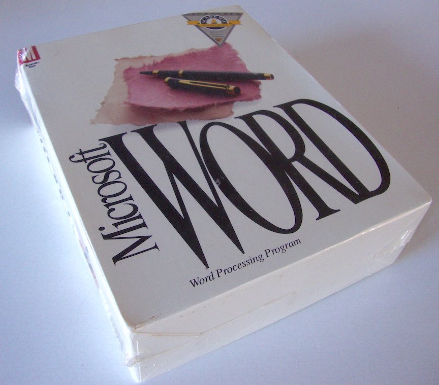 Sealed - Microsoft Word 5.0 Mac Software NIB