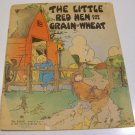 Antique 1932 Platt & Munk Co. "The Little Red Hen and the Grain of Wheat" Storybook