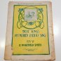 Vintage 1904 'Those Songs My Mother Used to Sing' Sheet Music