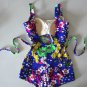 Vintage 1970s Fedco Swimsuit One Piece Floral Size 14 NOS NWT