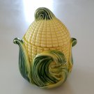 Vintage #512 Stanford King Corn Ceramic Jar Canister with Lid