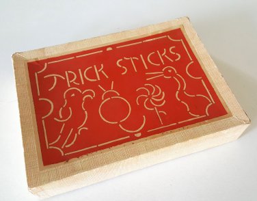 Vintage Hand-made Trick-Sticks Game - Local East Aurora NY Artisan Nelson Tremor
