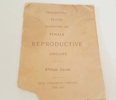 Antique Descriptive Plates Illustrating the Female Reproductive Organs