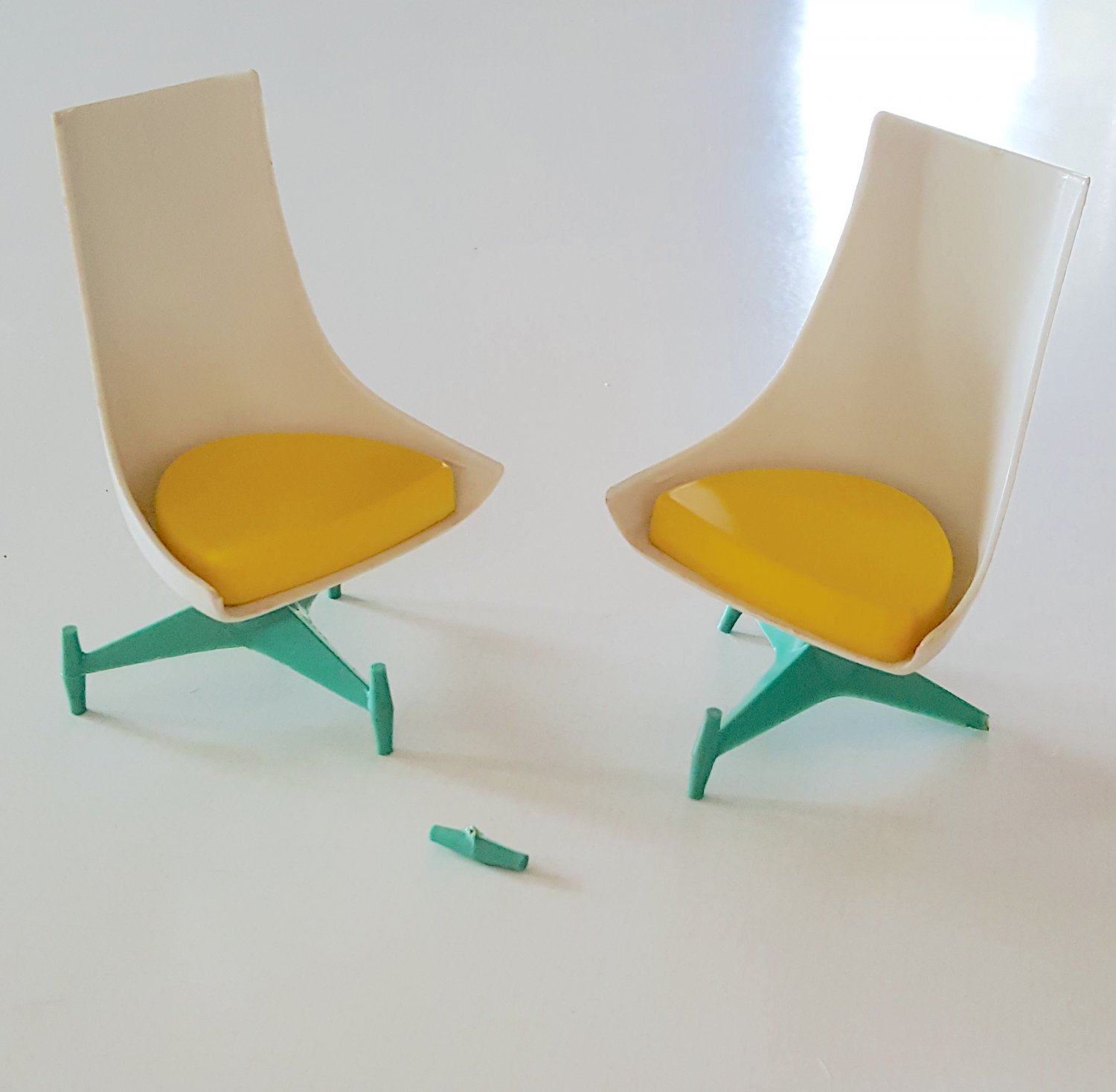 Modern Space Age Dollhouse Furniture Chair
