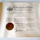 State of New York Appointment Certificates - W.J. Humphrey, Jr. / Nelson Rockefeller
