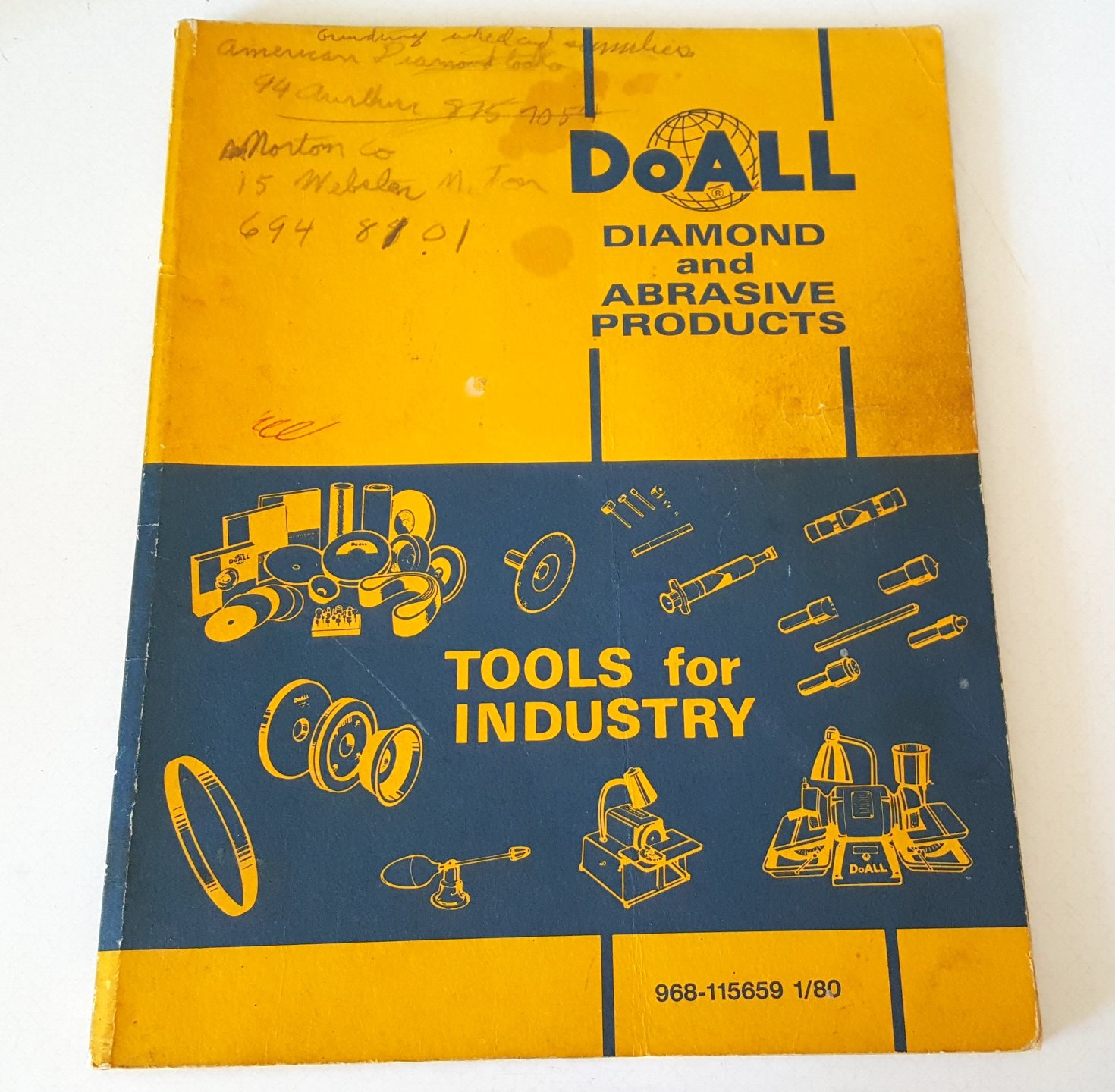 Vintage 1980 DoAll Tools For Industry Diamond And Abrasive Products