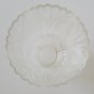 Antique Art Nouveau Clear & Frosted Glass Light Shade