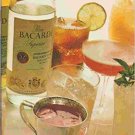 Vintage 1973 The Bacardi Party Book: Recipes for Drinks, Punches, Snacks, Hors d'Oeuvres, Entrees
