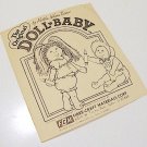 Vintage 1985 Original Doll Baby by Martha Nelson Thomas Certificate of Authenticity