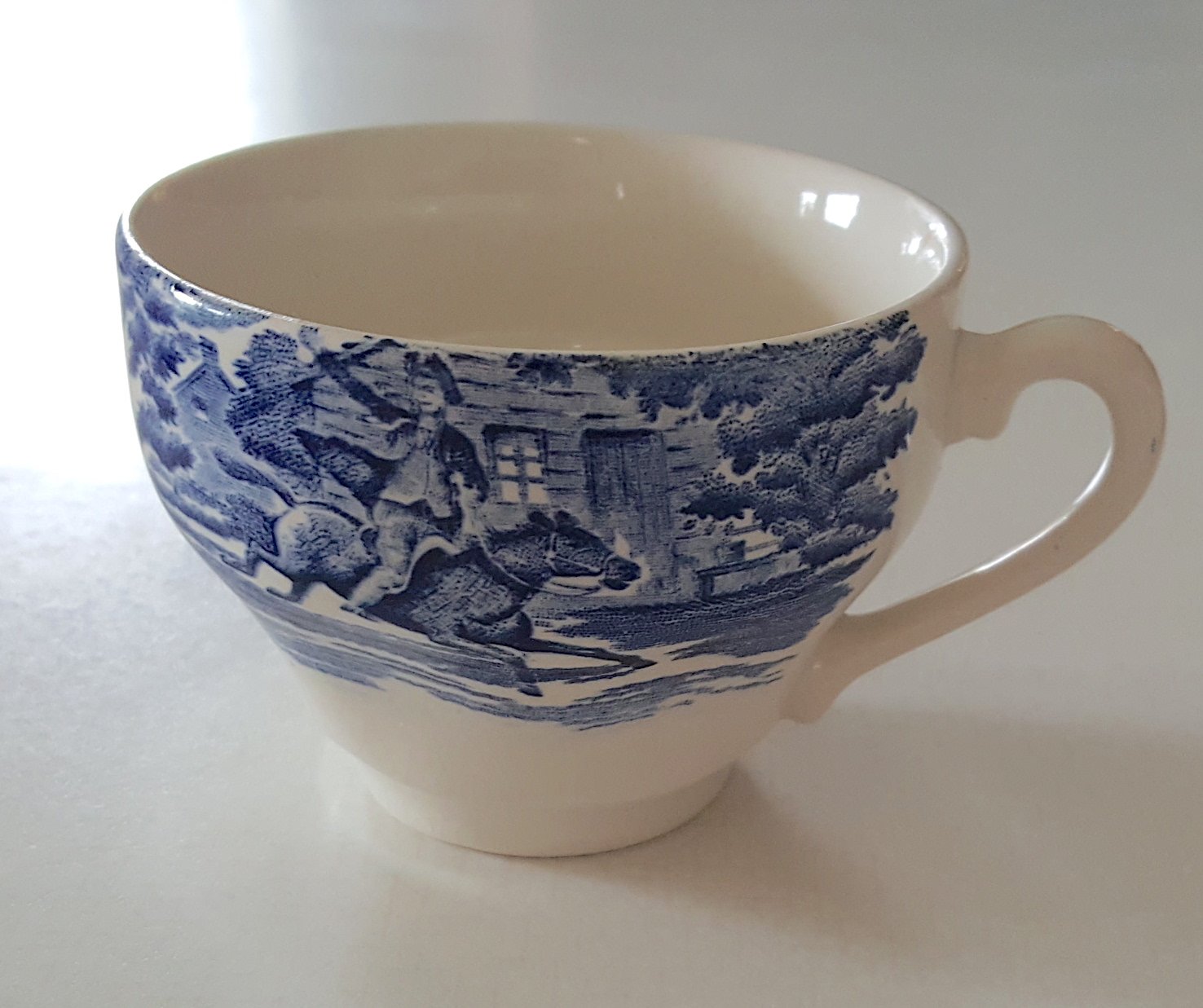 Staffordshire Ironstone Liberty Blue Cup (no Saucer) Paul Revere