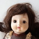 Vintage 1970s Brunette TDI Walda 17" Porcelain Doll