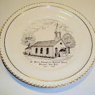 Vintage 1962 St. Paul's Evangelical Lutheran Church Blossom, NY Centennial Commemorative Plate