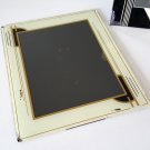 Antique Art Deco Reverse Painted Glass Photo Frame - Set of 2