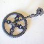 Antique Cast Iron Wall Sconce Oil Lampholder - Set of 2