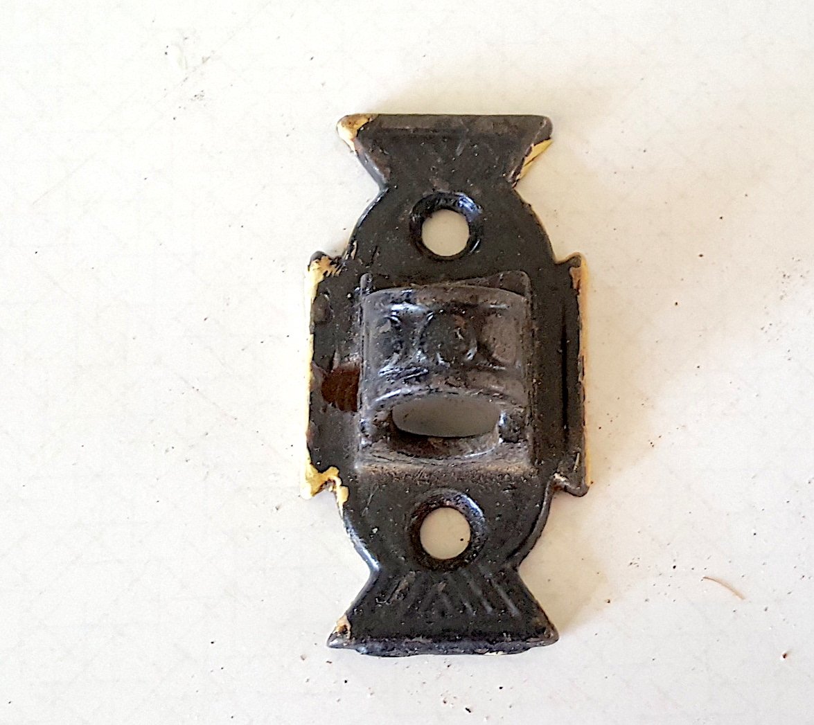 Antique Cast Iron Oil Lantern Hanger Wall Bracket Hinge - Small