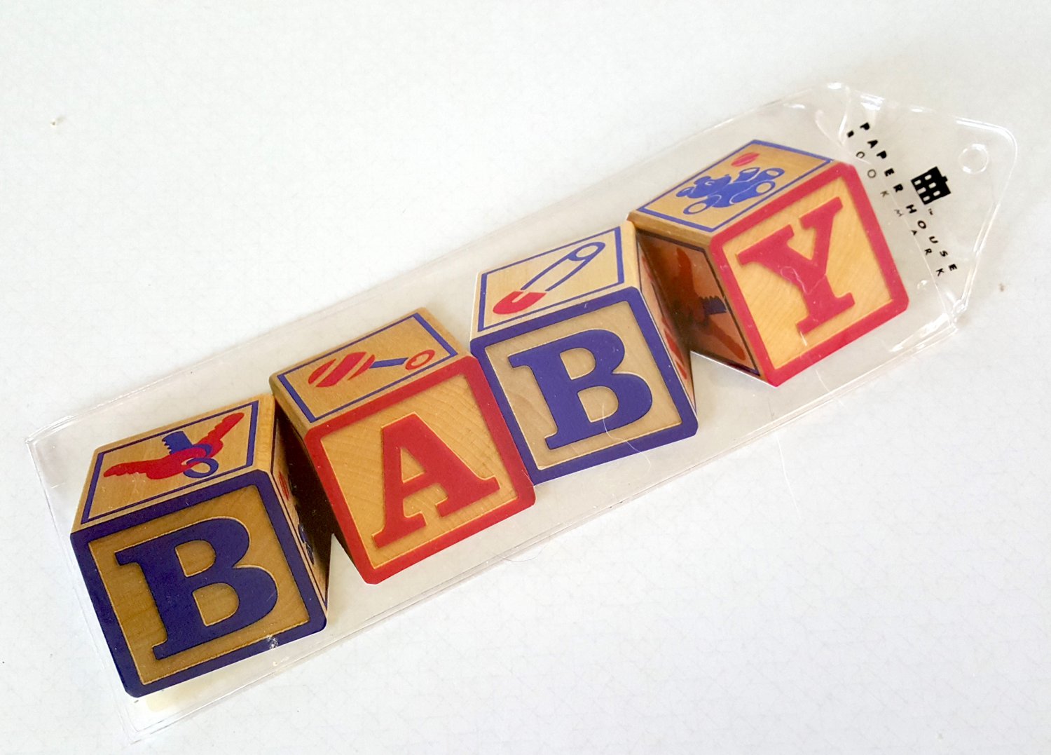 NOS Paper House Productions Baby Blocks Bookmark