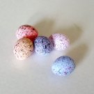 Vintage Miniatures Pastel / Speckled Bird Eggs for Crafts
