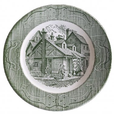 Royal USA Old Curiosity Shop Hinges Dinner Plate - Set of 3