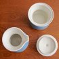 Vintage YAMAKA Pacific Stackable Creamer & Sugar Bowl with Lid