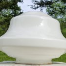 Antique Schoolhouse White Milk Glass Globe
