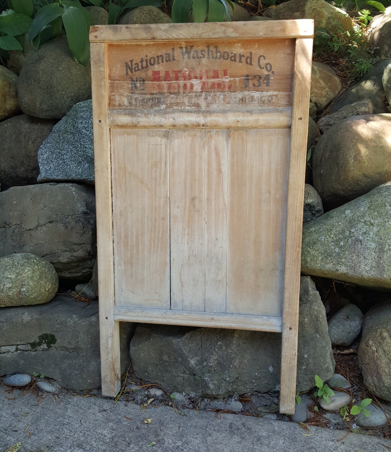 Antique Universal No 134 Washboard -  National Washboard Co.