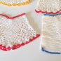 Vintage 1940s-50s Crochet Dress / Knickers Hot Pad Collection of 9