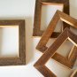 Handmade Rough Sawn Wood Photo Frames - Set of 4 - for 5x7 Photos