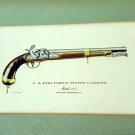 Vintage IAP Co. Print - U.S. Percussion Pistol-Carbine Model 1855 - Falick-Mittleman