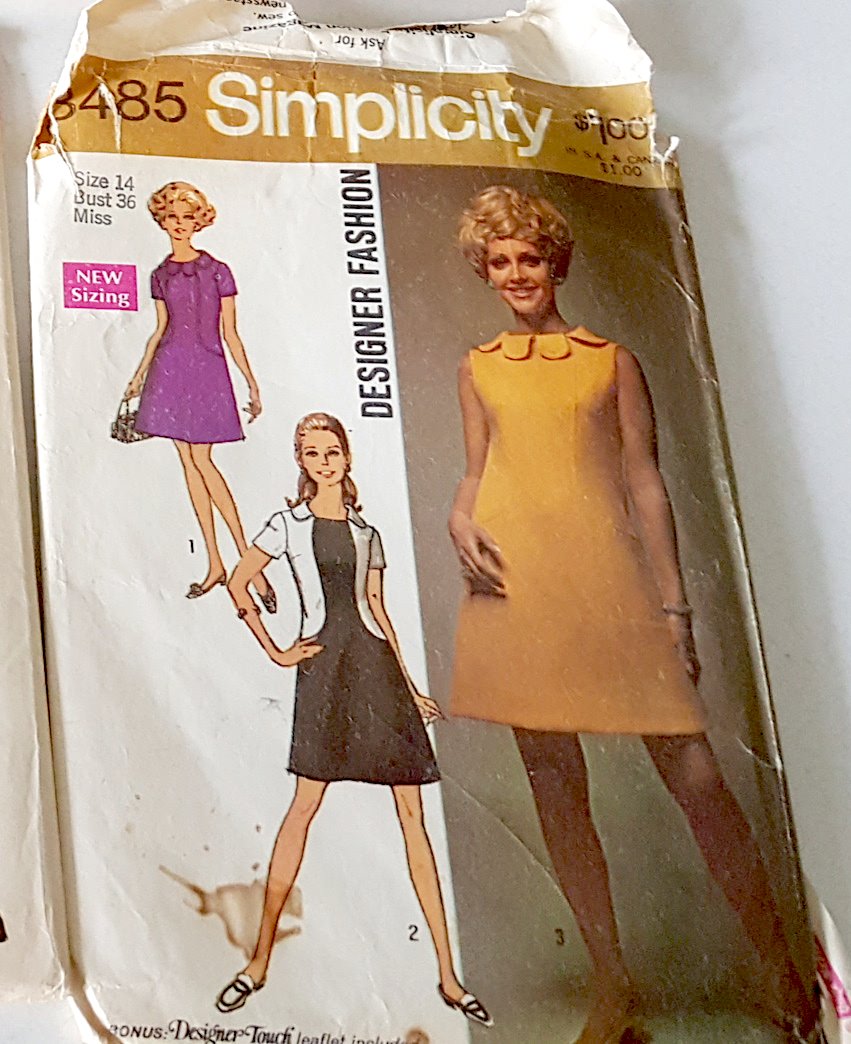 Vintage 19689 Junior Miss Simplicity New Sizing Sewing Patterns Set of