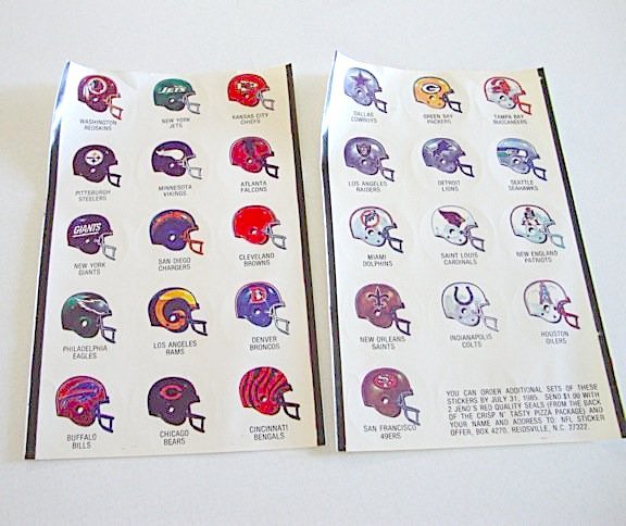 NFL Seattle Seahawks Vintage Sticker Sheet Lot of 4 Helmet Football  Stickers NOS