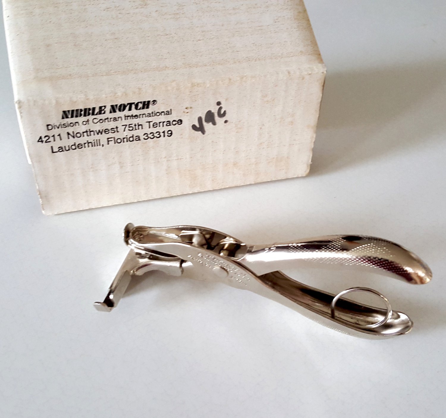 Vintage 1980s Nibble Notch Computer Floppy Disk Punch