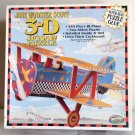 Vintage 1996 CEACO Jane Wooster Scott Biplane 3D Puzzle 553 pc