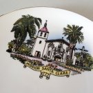 Vintage Souvenir Mission Santa Clara Kent Bone China Plate