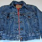 Vintage Levis Strauss Jacket Flannel Lined - Child Sz 8