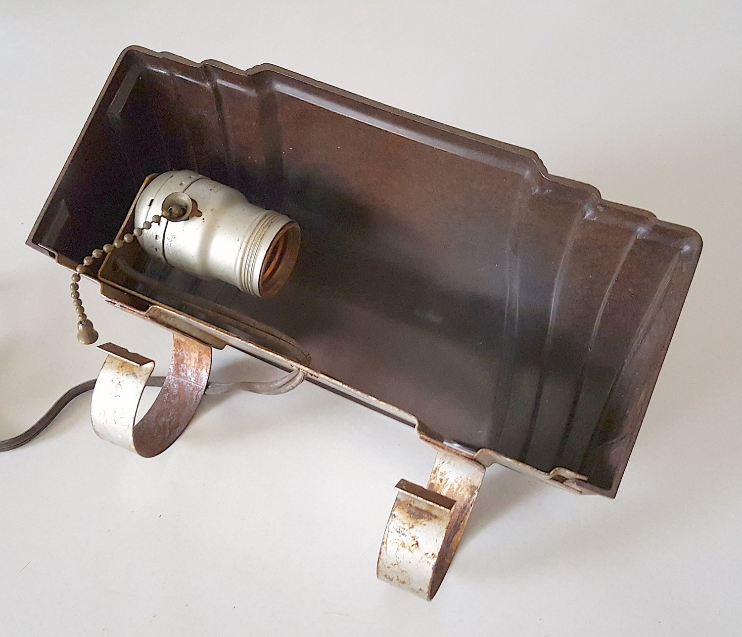 Vintage Eagle Bakelite Art Deco Bed Headboard Reading Lamp