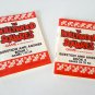 Vintage 1980 Milton Bradley The Hollywood Squares Game Parts Question & Answer Book 1 & 2