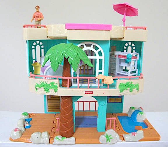 Fisher Price 2000 Sweet Streets #75118 - Beach House Dollhouse