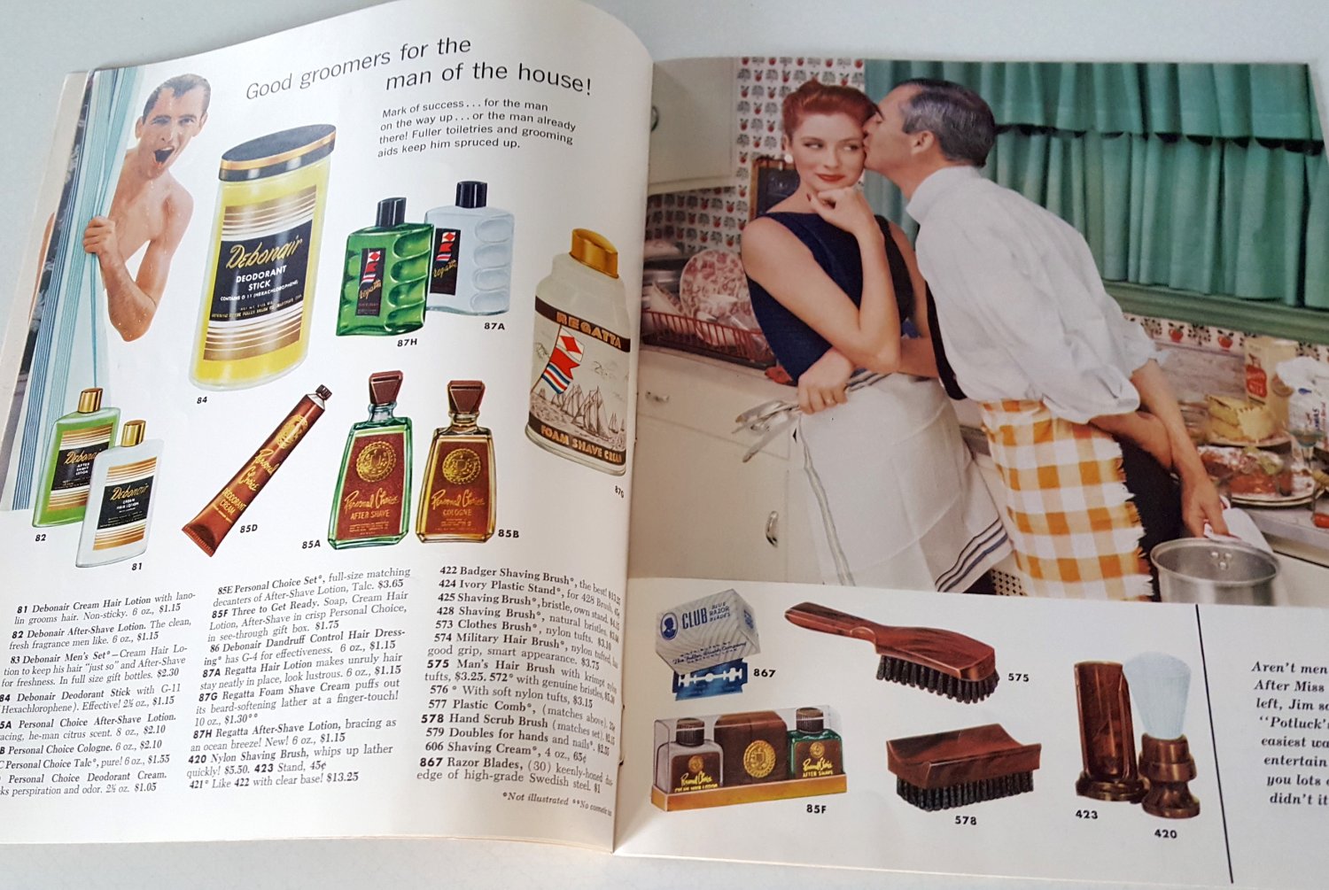 Vintage 1957 Fuller Brush Magazine Catalog