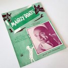 Vintage 1943 Mairzy Doats Sheet Music