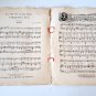 Vintage 1908 I'm Starving for One Sight of You Sheet Music