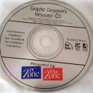 1997 The PC Zone / Mac Zone Graphic Designer's Resource CD-Rom