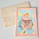 Vintage 1930s Personette Peek-a-boo Holiday Greeting Card with Photo Insert