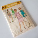 Vtg 1974 Simplicity 6414 Smock & House Coats Sewing Pattern - Size 16
