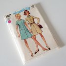 Vtg 1968 Simplicity 8051 Miss Petite Coat Dress Sewing Pattern - Size 16MP Factory Folds