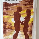 Vintage 1970s Sherry Mfg. St. Maarten, N.A. Souvenir Beach Towel