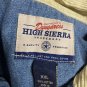 Vintage High Sierra Authentic Dungarees Denim Zip Shirt Jacket - XXL Corduroy Collar