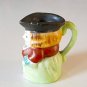 Vintage Occupied Japan Miniature Toby Style Creamer - Colonial Woman