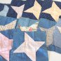Vintage 50s Friendship Quilt Squares Unfinished Lot Hand Sewn Blocks - 28
