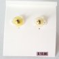 Vintage Two Sisters Flowers / Leaf Pierced Earrings Whimsies Lauren & Leah